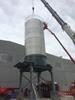 Silo met extractieschroeven